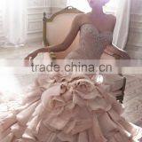 2016 New Style Tissue Wedding Dress thumbnail-4