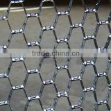 Architectural stainless steel flexible hexmesh