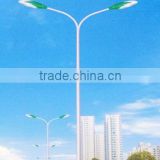 6m double arm street light/lamp pole