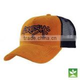 Promotional Headwear,Promotional Caps,Corduroy Trucker Cap