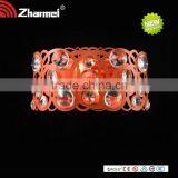 Modern Cambered Crystal Wall Lamp for Living Room thumbnail-1