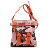 2016 shoulder strap Camouflage Canvas Belted Cross Body Bag