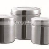 MK03-719 Hospital Surgical Medical Stainless Steel Medical Hollow Ware Instruments Sterilization Tray Ointment Jar thumbnail-1