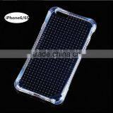 Transparent Clear TPU Silicon+Metal Kickstand Stand Case for Iphone 6 Plus/iphone 6/iphone SE/5S/4S thumbnail-2