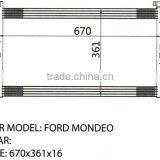 Car Parts Auto Air Conditioner Cooled Condenser for FORD thumbnail-2