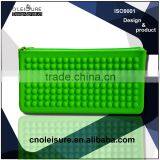 New Arrival Cool Office and School Supplies Silicone Stationery Silicone Pencil Bag Cheap Pencil Cases Promotional Gift Bag thumbnail-1