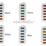 60W 6-Port USB Charging Station Multi Port Travel Charger QC 2.0 Desktop Hub for IPhone 6s / 6 / 6 Plus, IPad Air thumbnail-5