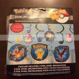 Casino Your Bet Card Night Party Gamble Hanging Swirl Ceiling Decoration thumbnail-3