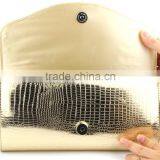 Indian Purse Women Gold Crystal pu Hand Bag thumbnail-4