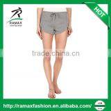 Ramax Custom Women Sport Casual Fleece Shorts With Scalloped Hem thumbnail-4