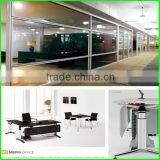 High quality executive glass partition wall