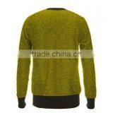 VAN-A15-M032 England Style Stripe Patches Design Men Round Neck Cashmere Sweaters thumbnail-4