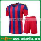 Sublimation Custom team Kids Youth Adults Wholesale striped Soccer Jersey