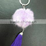 Good Quality Plush Handbag Decoration Accessories Keyring for Gift thumbnail-1