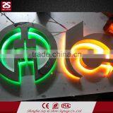 CE UL Rohs LED Backlit Acrylic Base Stainless Steel Illuminated Sign Letters thumbnail-6