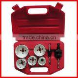 7pc Bi-Metal HSS Hole Saw Power Drill Bit Tool Set