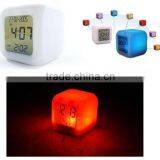 Hot Selling 7 Color Changing Led Digital Alarm Clock thumbnail-1