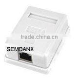 CAT6 FTP 1 Port RJ45 Surface Mount Box,1-port Surface Mount Box