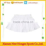 Girls Pure White Color Tennis Skirts/tennis Wear/tennis Uniforms/tennis Dress thumbnail-1