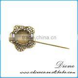 New Vintage Wholesale Antiqued Broned Brass Tray C&A Fashion Jewelry Findings thumbnail-5