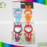 Custom Made Metal Beer Bottle Opener Silicone Cute Rabbit Bottle Opener thumbnail-1