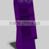 Purple+matt Lamination Cardboard Sales Display Stand