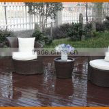 Garden Stackable Single Seat Rattan Sofa Set For Sale