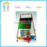 Movable Double-side Kids Painting Wooden Easel thumbnail-2