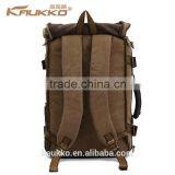 2016 Canvas Leather Vintage Duffel Travelling Bags Men Backpack Bag thumbnail-2