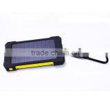 Hot Sale 10000mah Portable Solar Charger for Samsung Mobile Phone With Led and Compass thumbnail-4
