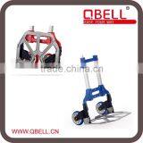 Foldable Two Wheel Aluminium Shopping Trolley Cart, Folding Luggage Cart thumbnail-3