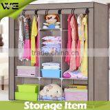 Bedroom Wardrobe Designs India Foldable Canvas Wardrobe With Cover (FH-CS0505 ) thumbnail-1
