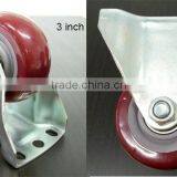 JY-301|OEM Zinc Plate Heavy Duty PVC Stem Wheel Caster thumbnail-3