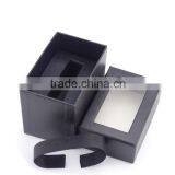 Chinese Factories Wholesale Custom High-grade Cardboard Boxes, Watches Black Beautiful Gift Box thumbnail-2
