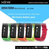 Original J-style 1638 sport wristband Bluetooth 4.0 smart heart rate monitor watch with blood pressure monitors