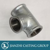 malleable cast iron pipe fitting 3-way equal tees