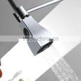 Classic Deck Mounted Single Hole Kitchen Pull Out Faucet Spring Spray Mixer Tap thumbnail-3