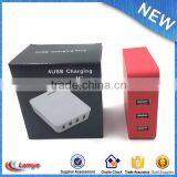 Home Appliance Portable Mini Multi 4 Usb Port Wall Charger for Phone thumbnail-3