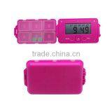 Portable 5 Group Pill Box With Alarm Timer thumbnail-6