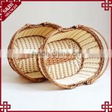 Food Grade PE Wicker Hand Basket Outdoor Picnic Basket Fruit Basket Wholesale thumbnail-4