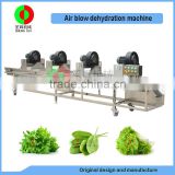 Hot selling industry air blow dehydration machine for vegetable and fruits,automatic air blow drying conveyor
