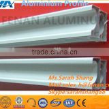 White powder coat Aluminum Extrusion profile for window use