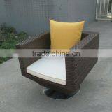 Luxury Outdoor Furniture Wicker Hotel Furniture Rattan Chair With Side Table thumbnail-2