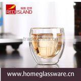 Double Wall Borosilicate Glass Cup for Tea/wine Made in China thumbnail-1