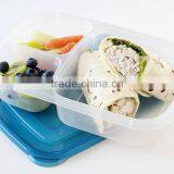 3-compartment Bento Lunch Box BPA Free Kids Lunch Box thumbnail-6