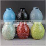 Cone Shape Trendy Hotel and Restaurant Hand Glazed Expensive Stoneware Vase thumbnail-3