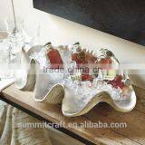Custom Artificial Designed Resin Giant Clam Shell Tray thumbnail-1