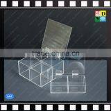 Elegant Acrylic Makeup Brush Holder Clear Storage Box With Lid thumbnail-1