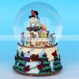 2017 Resin Craft Christmas Snowball With Snow thumbnail-1