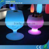 New Design Waterproof Plastic Wine Cup Shape LED Light Ice Bucket With Remote Control 16 Color thumbnail-3
